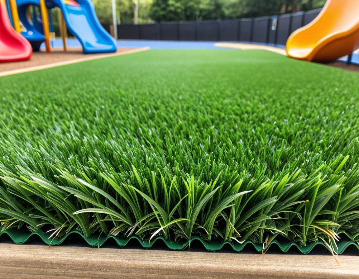 School playground artificial grass installation in Brisbane