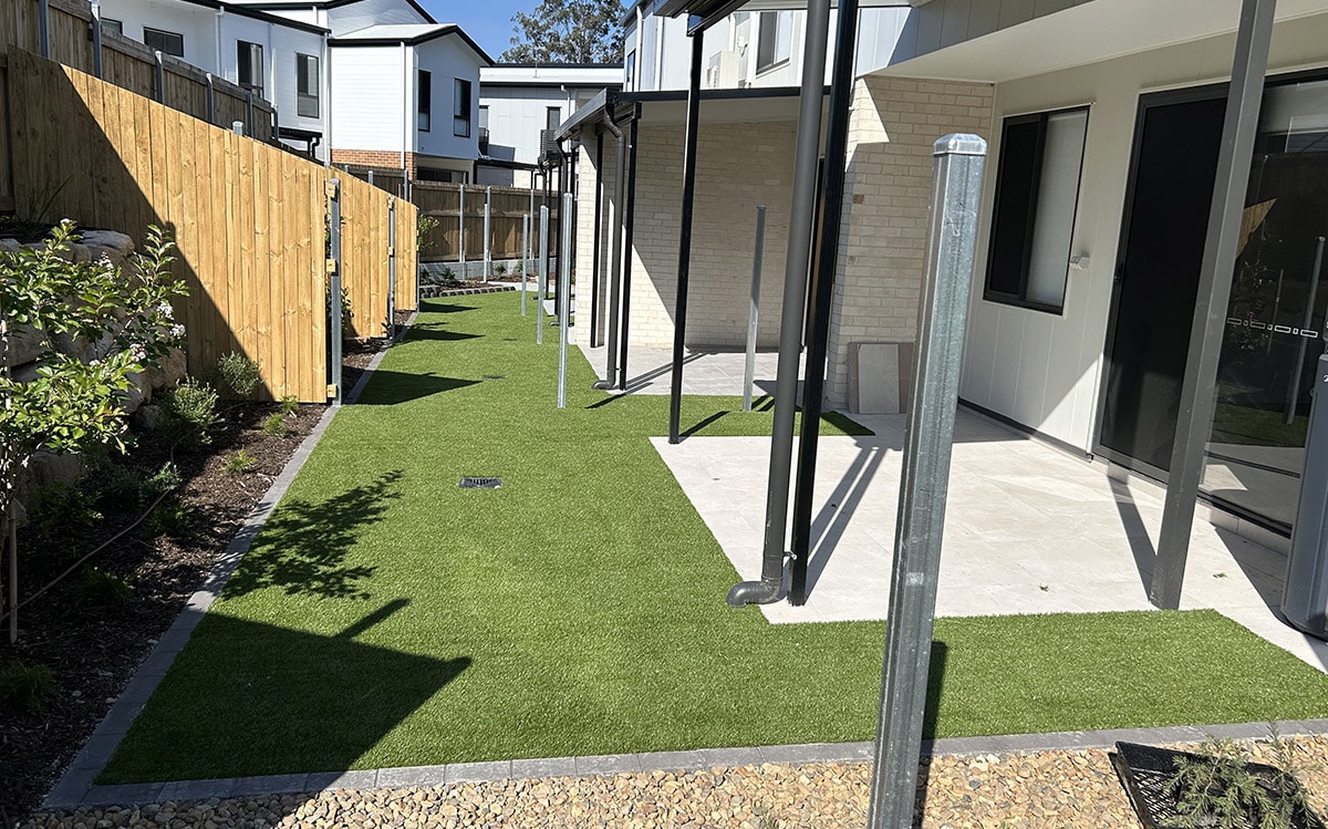 Commercial artificial grass installation Brisbane City