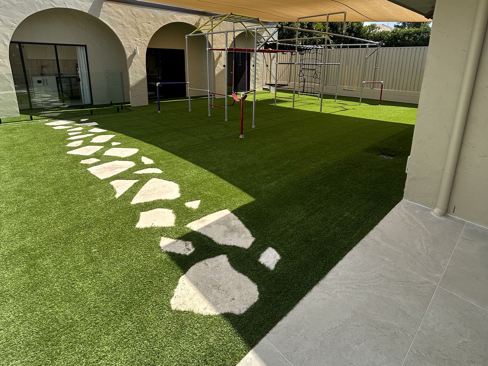 Artificial turf in Brisbane, specifically Scarborough.